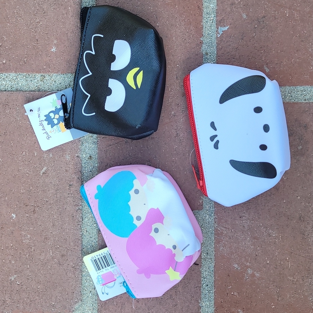 Set of three sanrio pouches